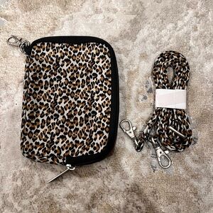 Daymakers of Santa Barbara leopard print crossbody purse